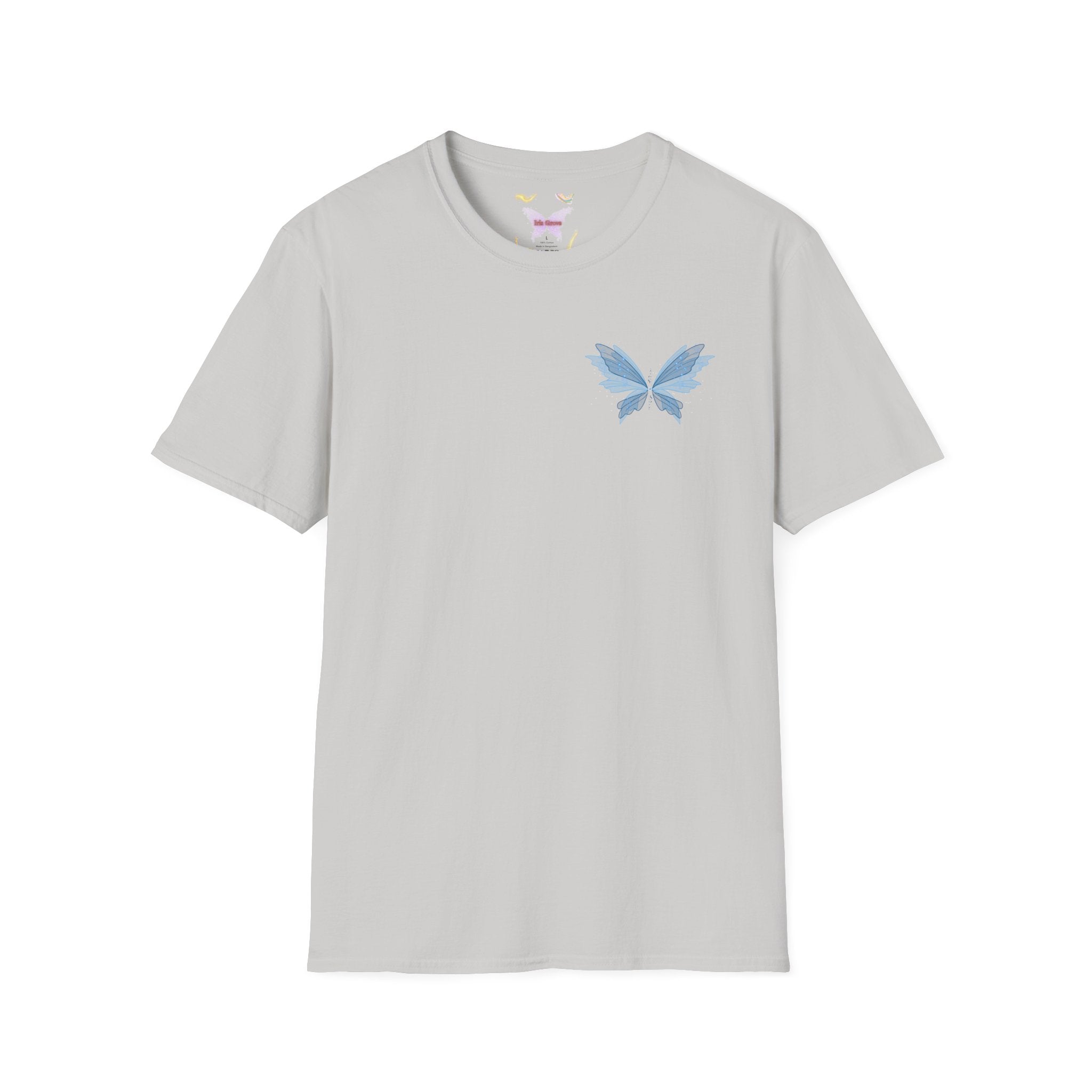 Blue Watercolor Butterfly T-Shirt