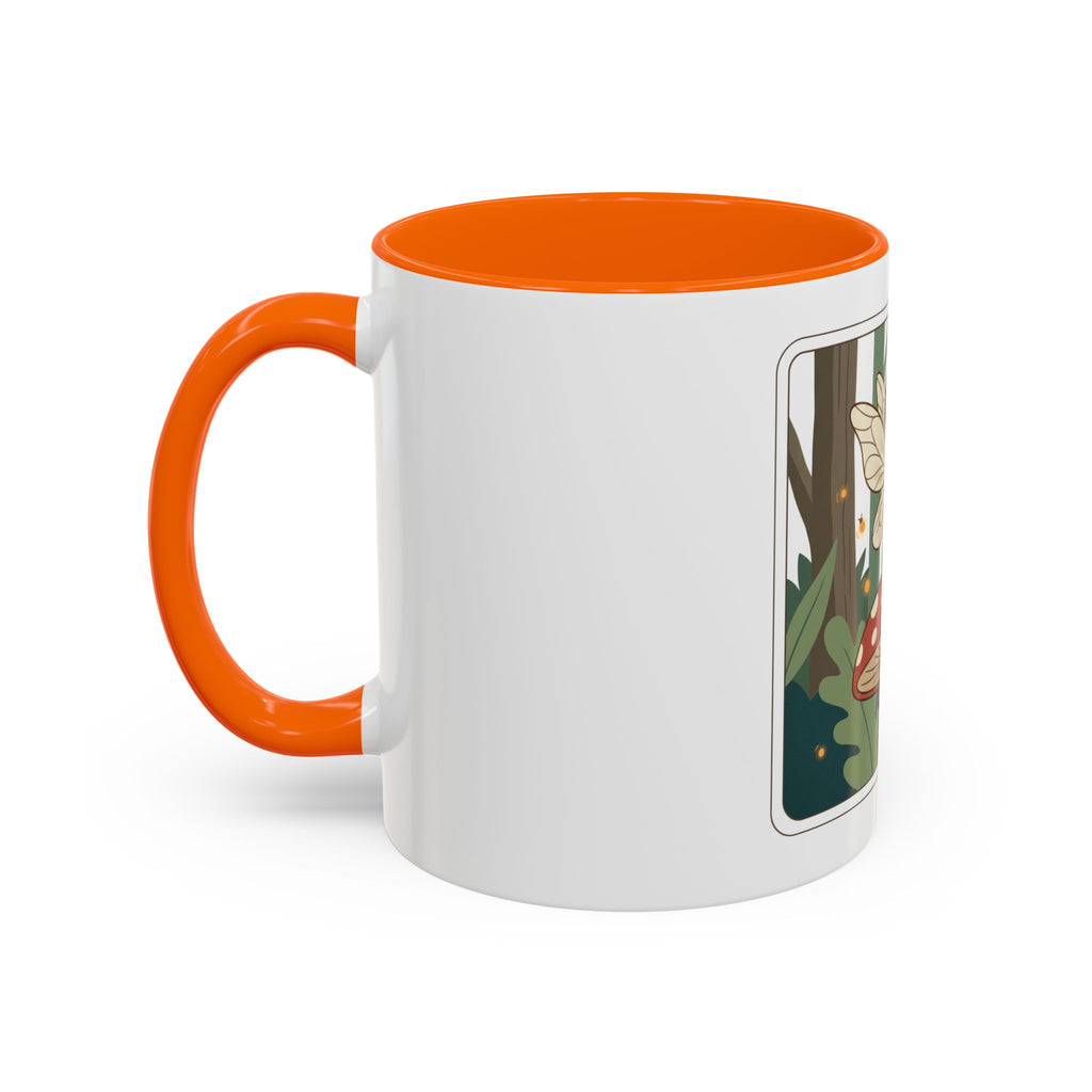 Fairy Mushroom Coffee Mug — Whimsical Forest Fairy Design (11/15 oz)