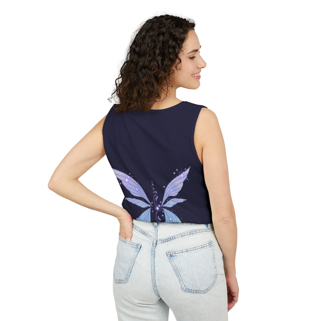 Fairy Wing Tank Top — Pastel Butterfly Wings Graphic Summer Tank