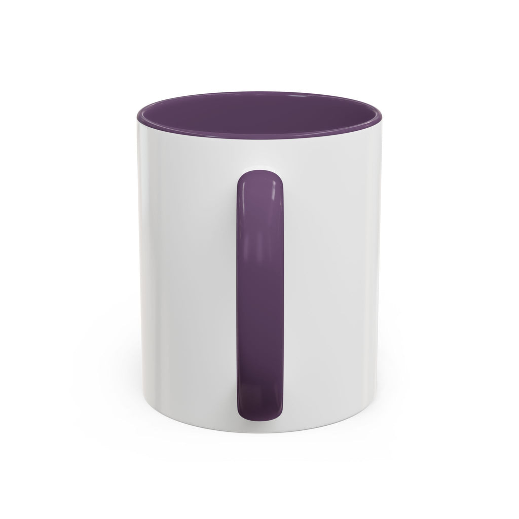 Purple Lily Accent Coffee Mug — Floral Boho Tea & Coffee Cup (11/15oz)