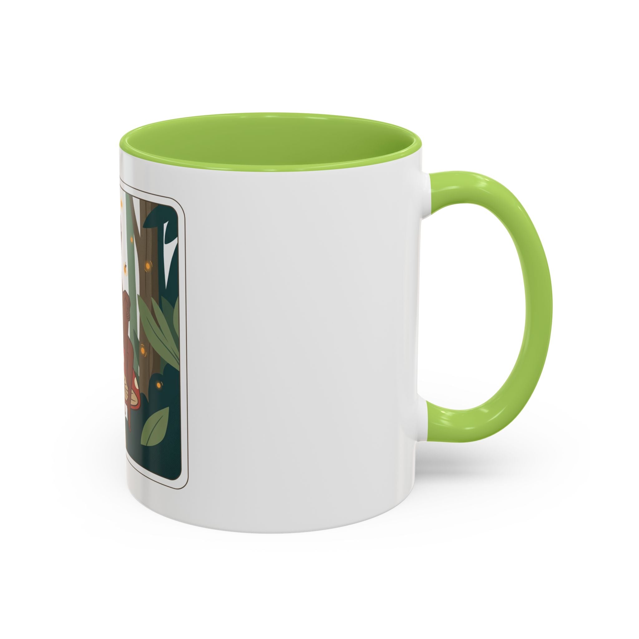 Fairy Mushroom Coffee Mug — Whimsical Forest Fairy Design (11/15 oz)
