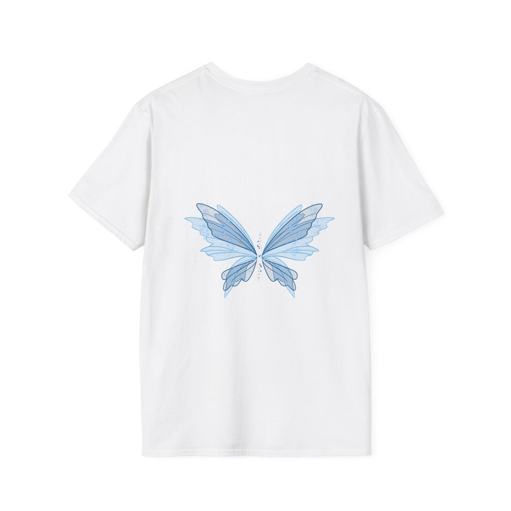 Blue Watercolor Butterfly T-Shirt