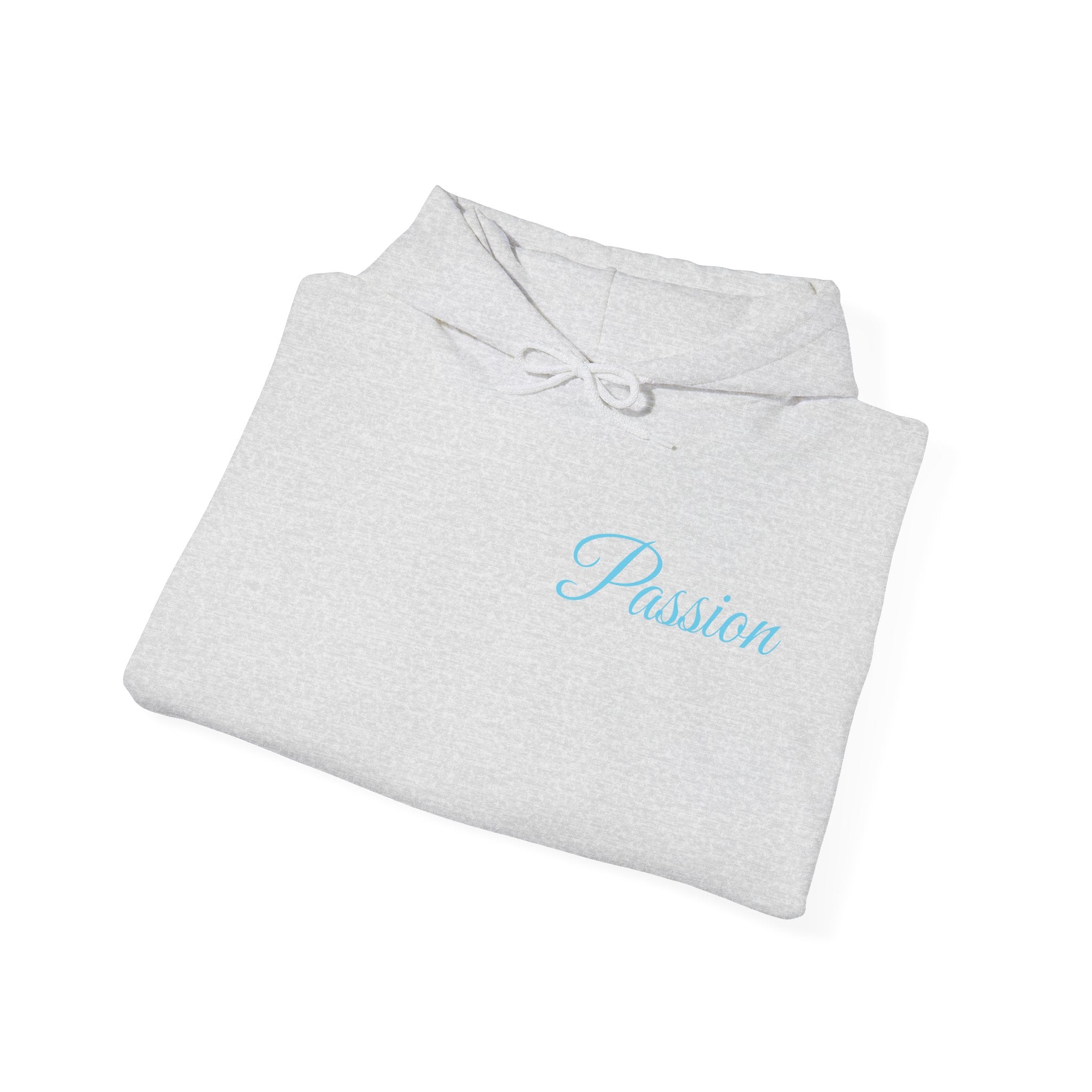 Dragon Isle Hoodie — Passion Script Fantasy Hoodie with Floating Island Art