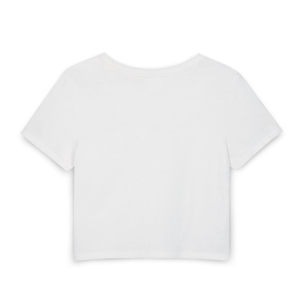 Mystical Pastel Dream Crop Tee — "Everything is not where it seems"