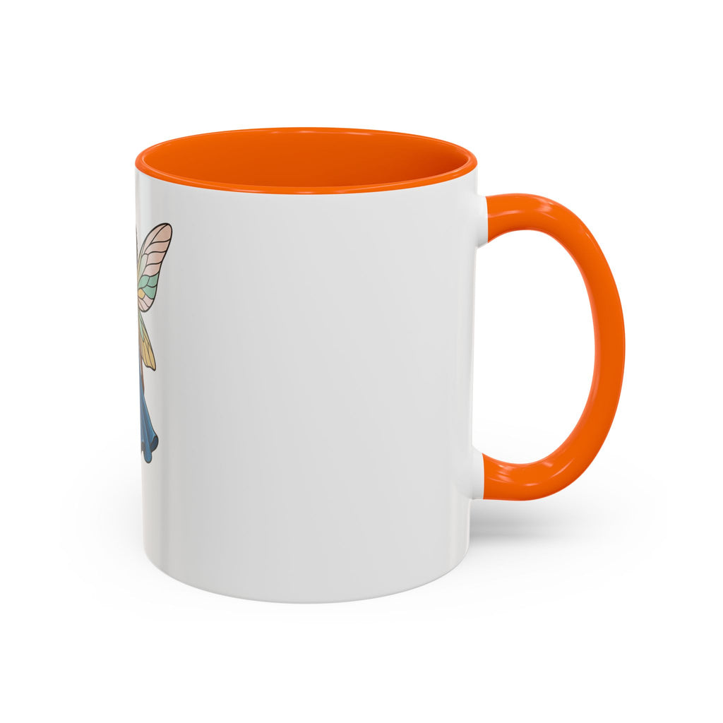 Black Fairy Wings Coffee Mug — Inspirational Magic Mug for Women & Girls