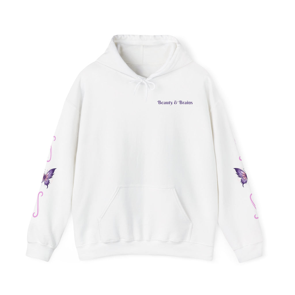Hoodie — Cozy Fairy Reader Graphic Hoodie ("Beauty & Brains")