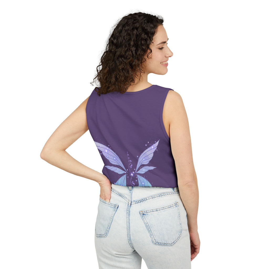 Fairy Wing Tank Top — Pastel Butterfly Wings Graphic Summer Tank