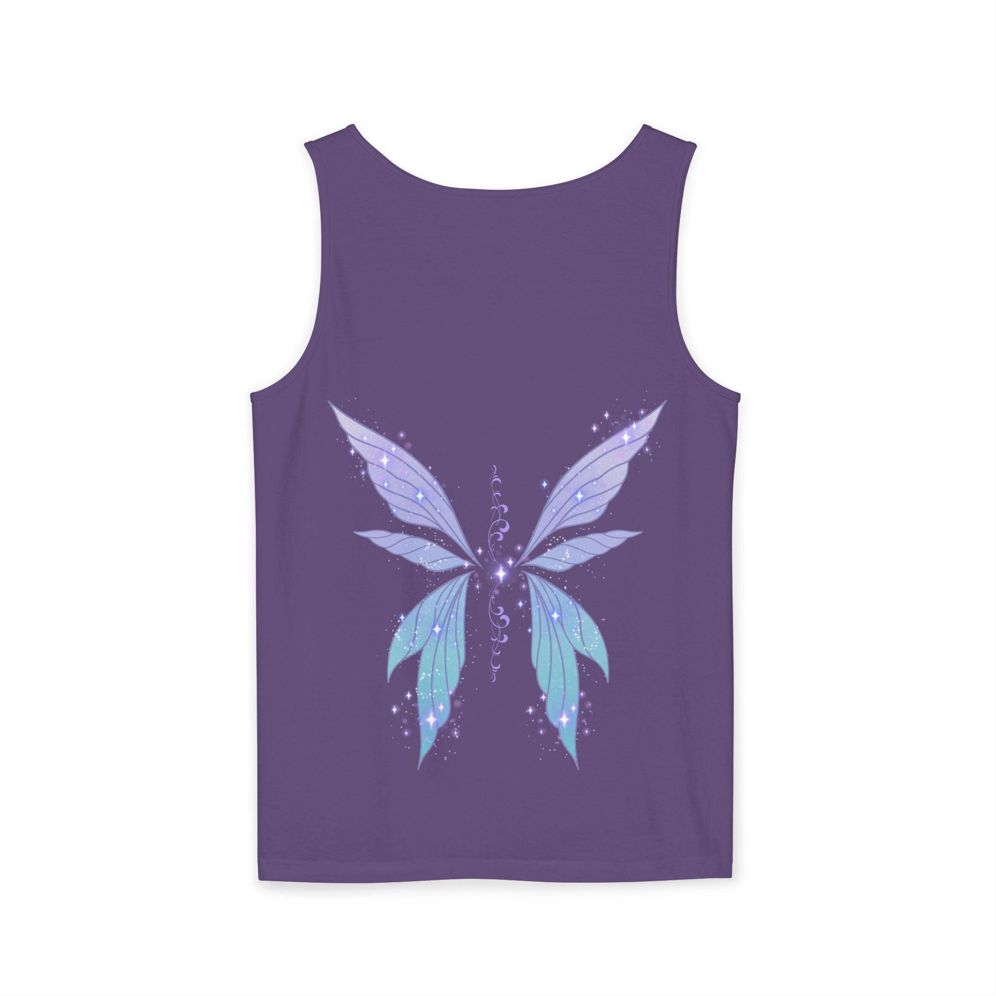 Fairy Wing Tank Top — Pastel Butterfly Wings Graphic Summer Tank
