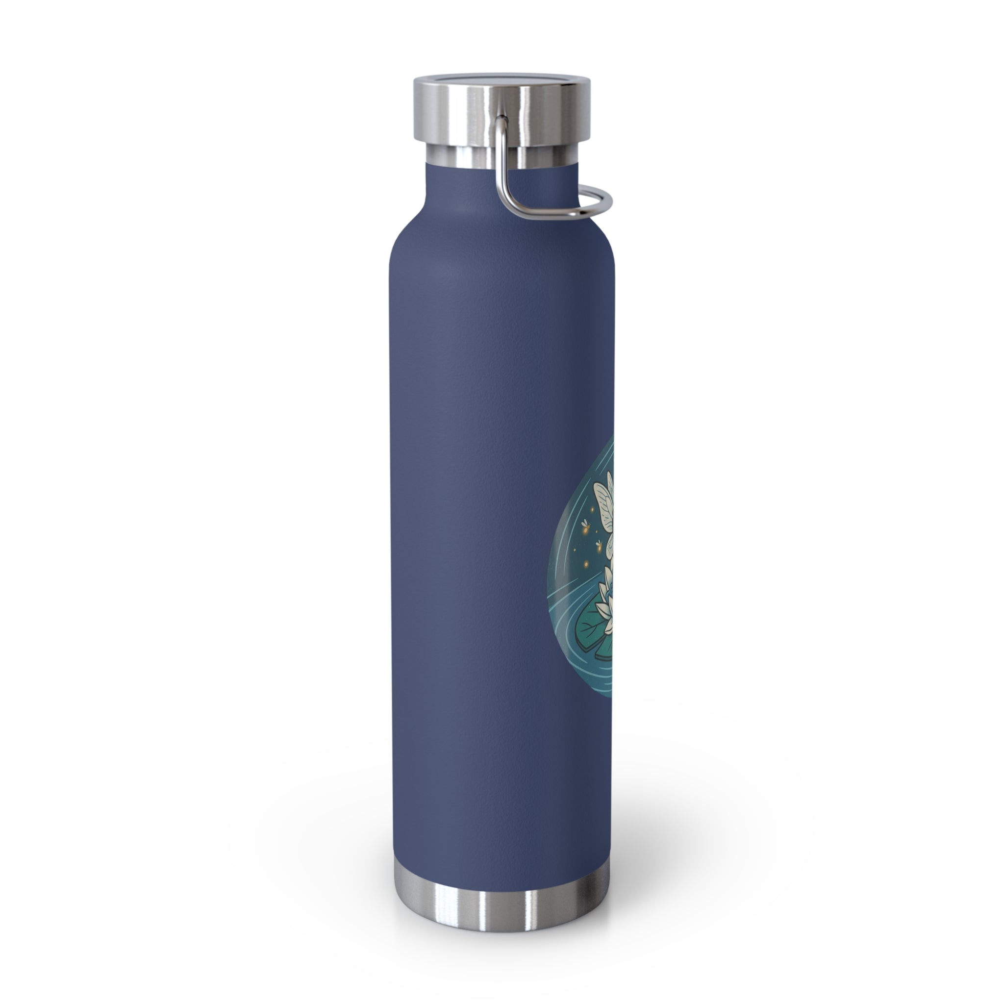 22oz Insulated Water Bottle — Lotus Fairy Floral Copper Vacuum Bottle