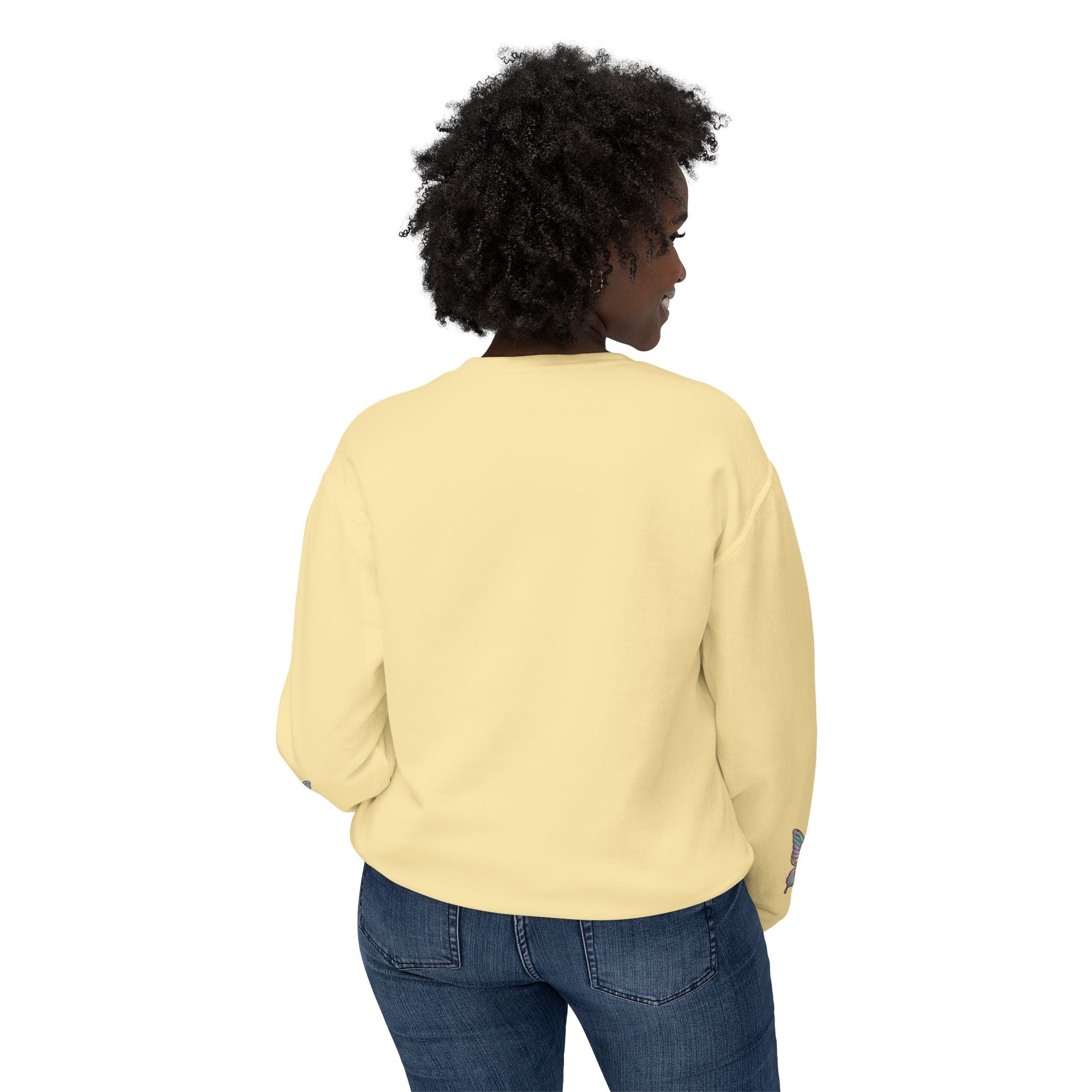 Lotus Fairy Crewneck Sweatshirt – Magical Night Garden Graphic