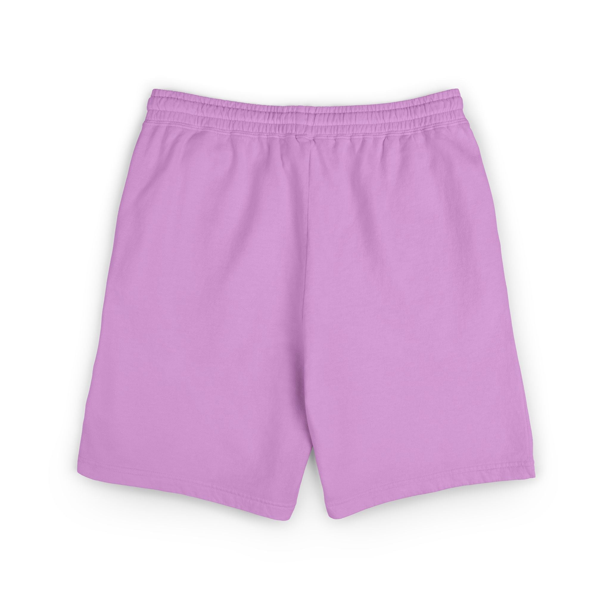 Butterfly Patch Fleece Sweat Shorts – Lightweight Garment-Dyed Lounge Shorts