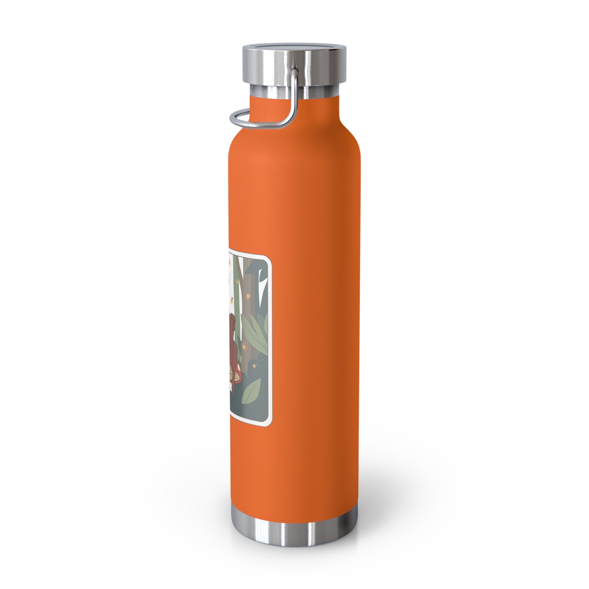 22oz Insulated Water Bottle — Fairy Mushroom Forest Design