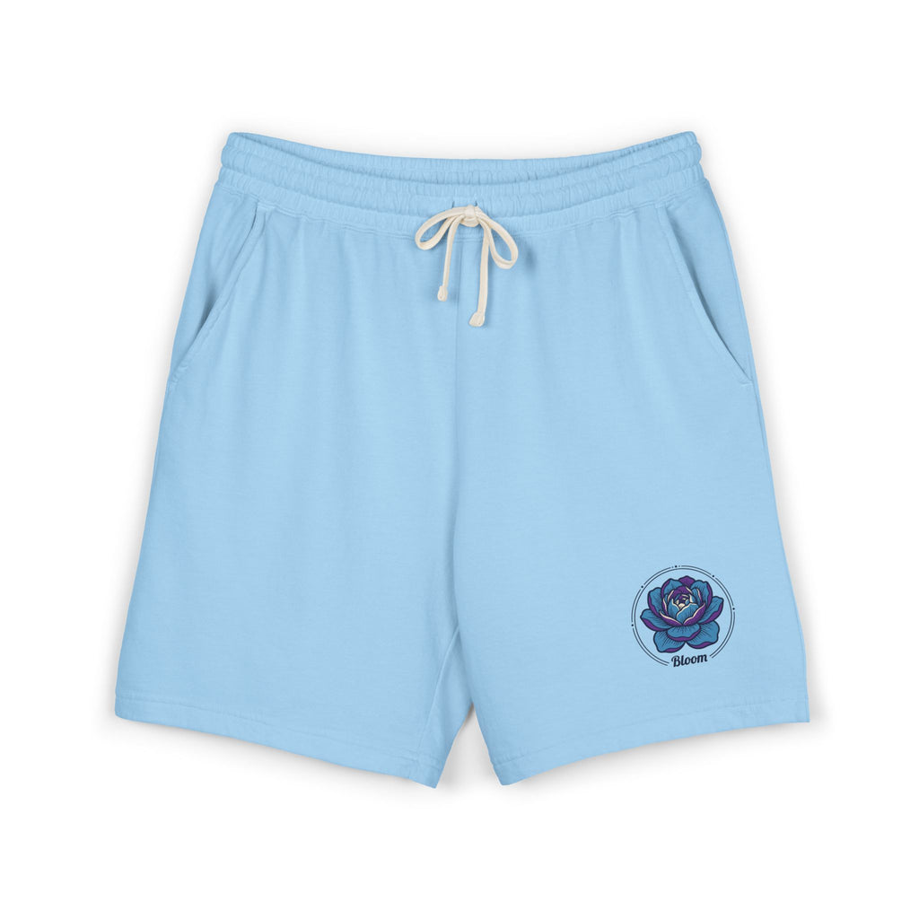 Fleece Sweat Shorts — Cream Rose Graphic Lightweight Lounge Shorts
