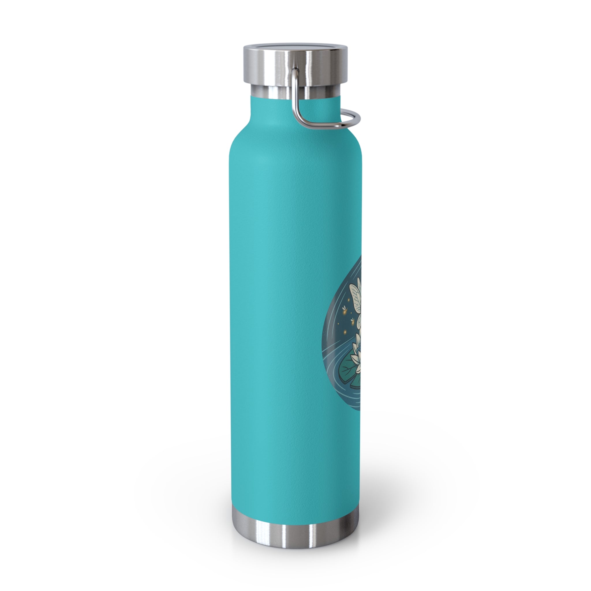 22oz Insulated Water Bottle — Lotus Fairy Floral Copper Vacuum Bottle