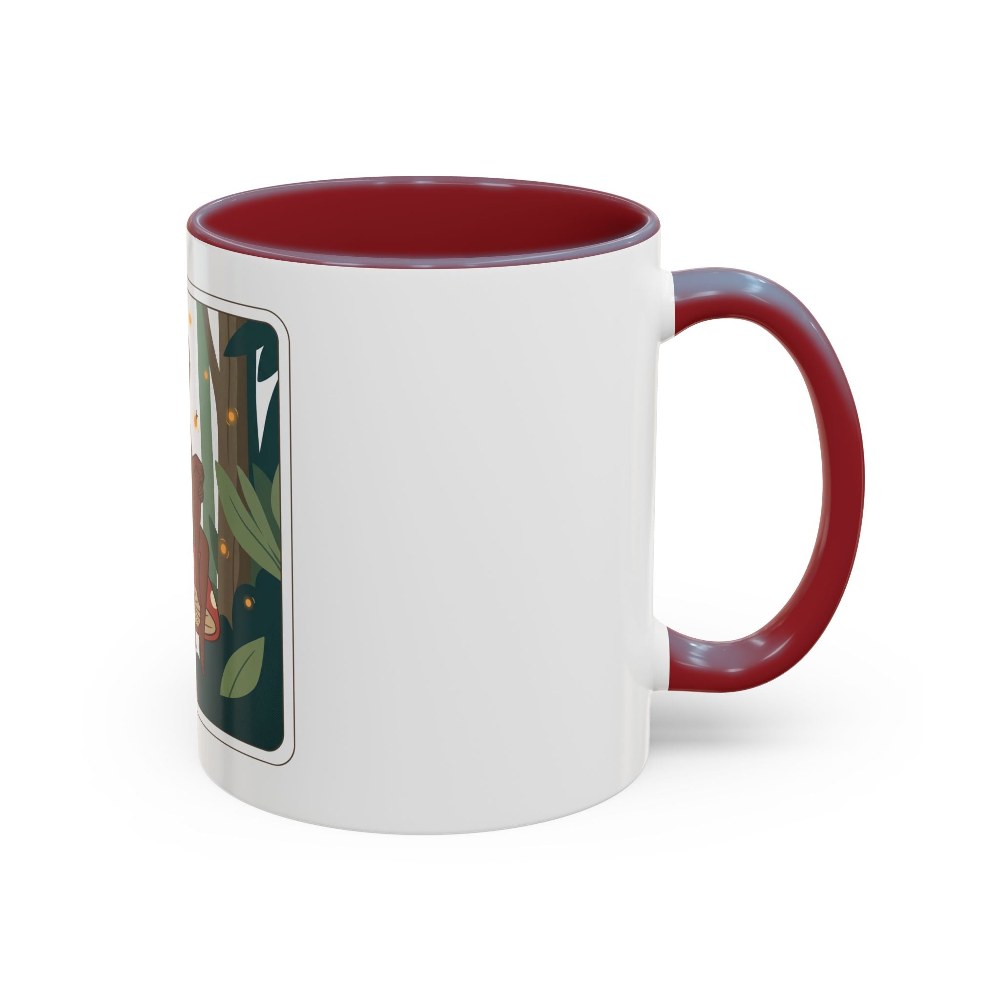 Fairy Mushroom Coffee Mug — Whimsical Forest Fairy Design (11/15 oz)