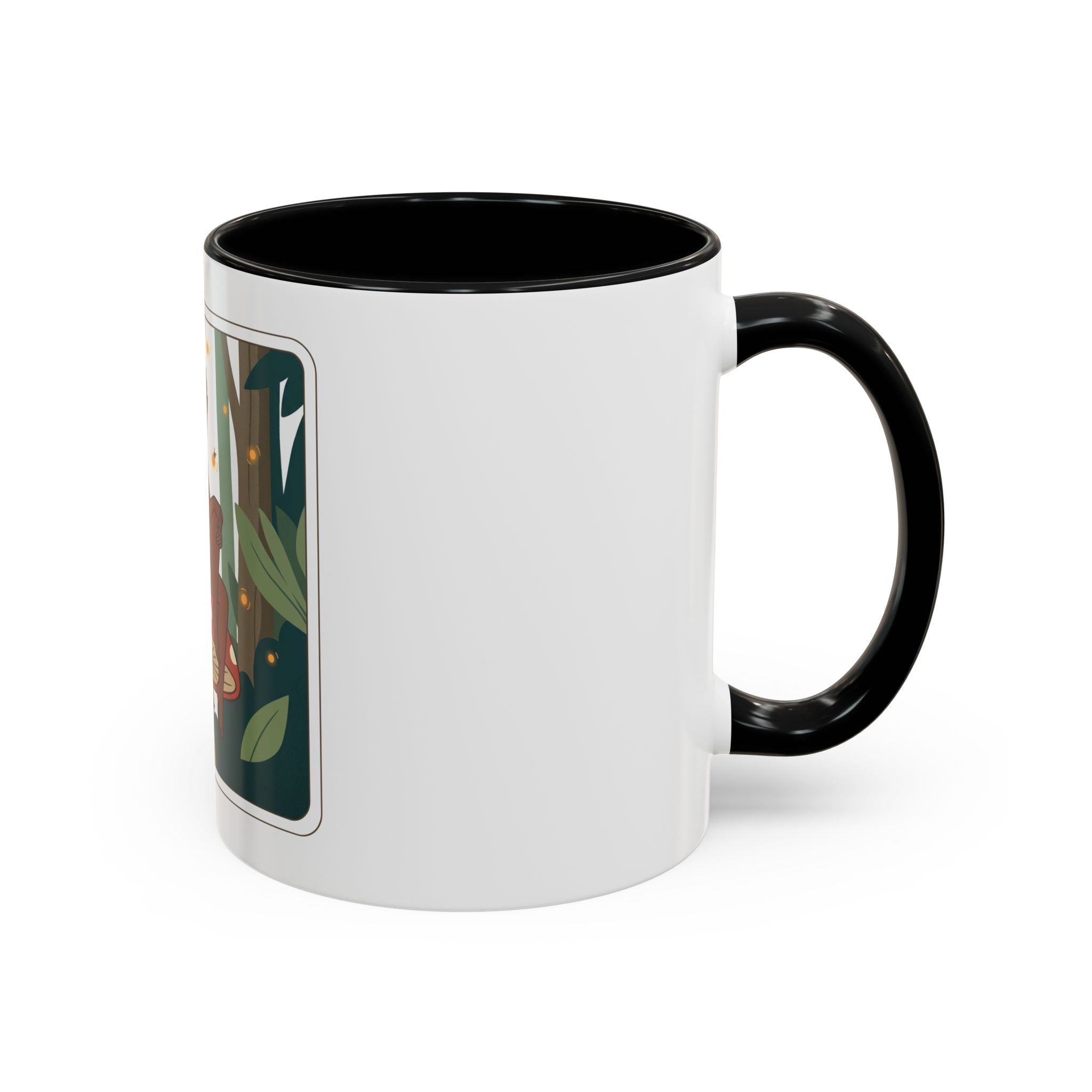 Fairy Mushroom Coffee Mug — Whimsical Forest Fairy Design (11/15 oz)