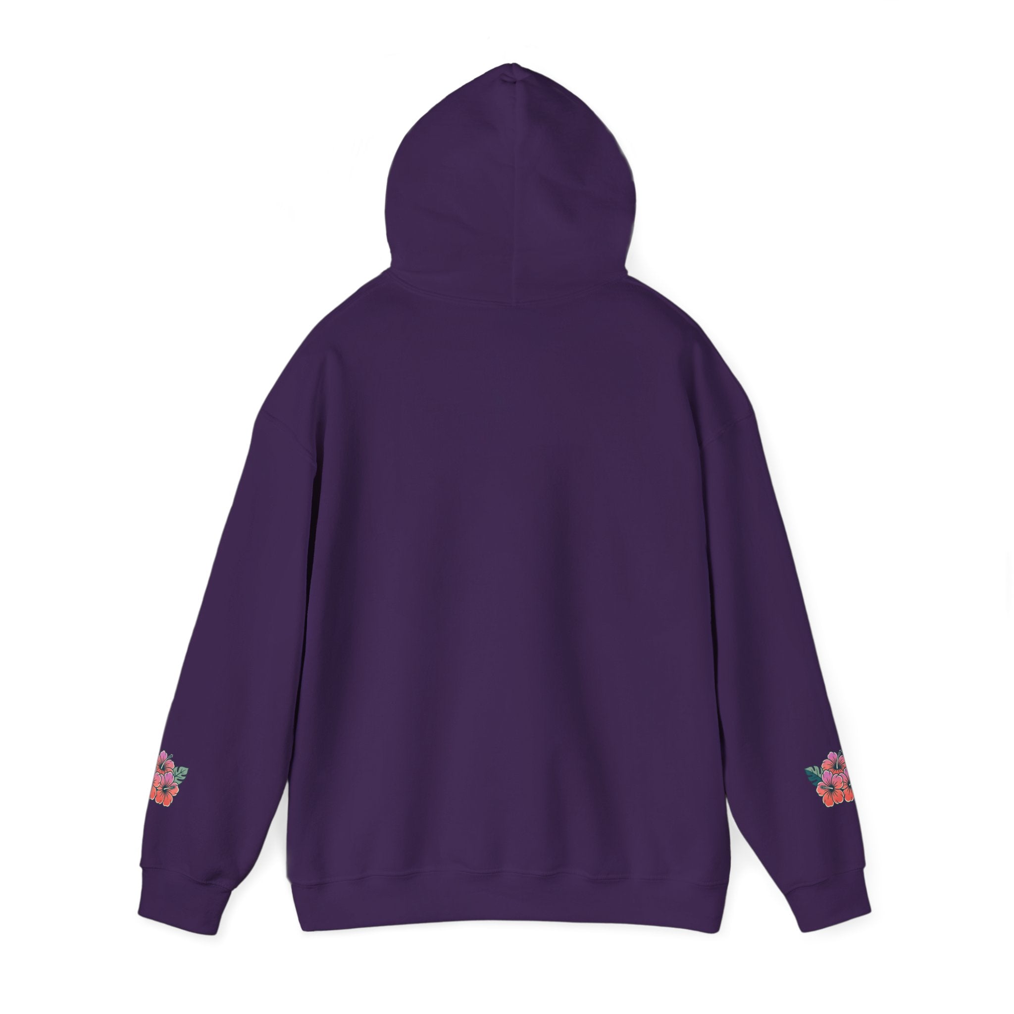 Hibiscus Floral Hoodie — Tropical Flower Graphic Sweatshirt