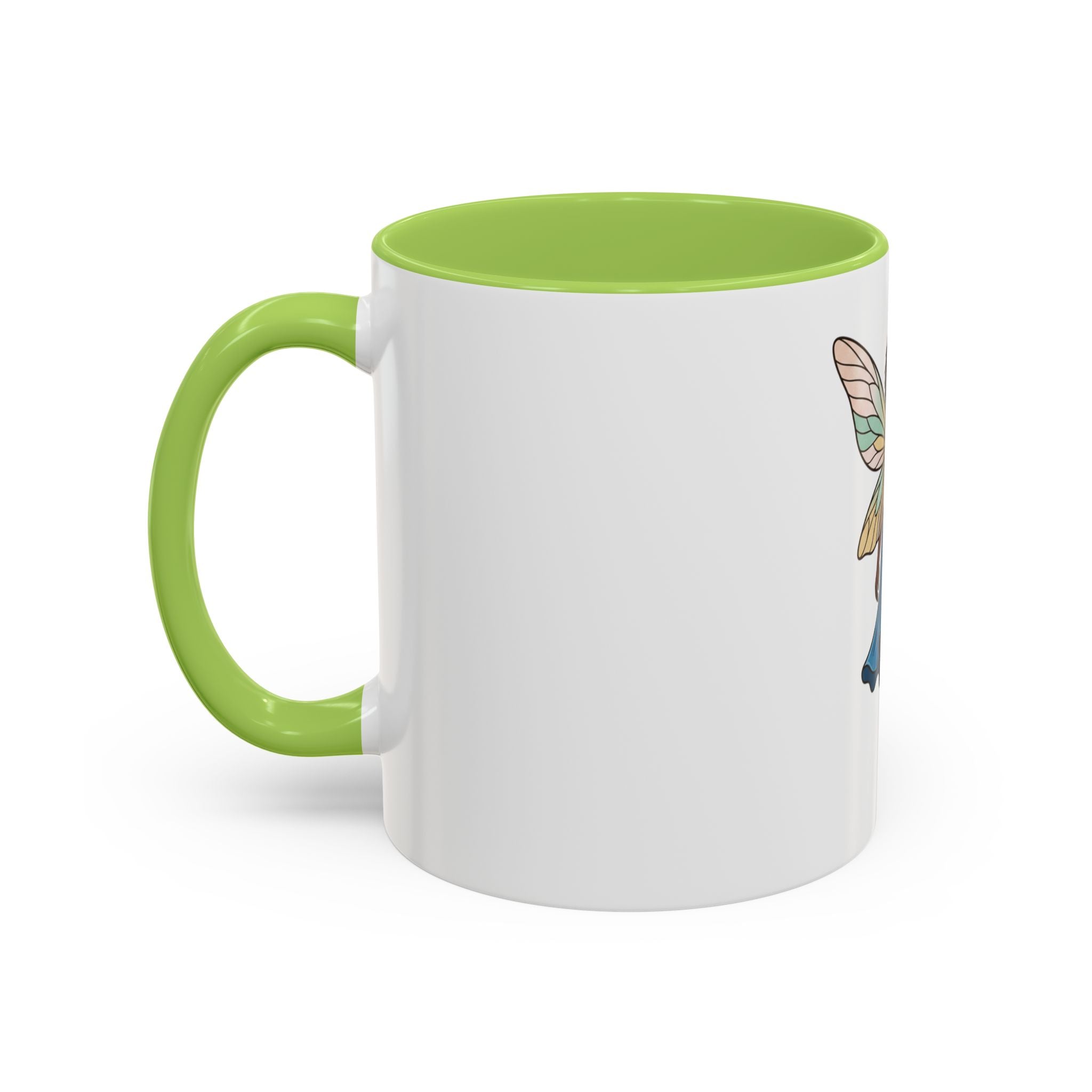 Black Fairy Wings Coffee Mug — Inspirational Magic Mug for Women & Girls