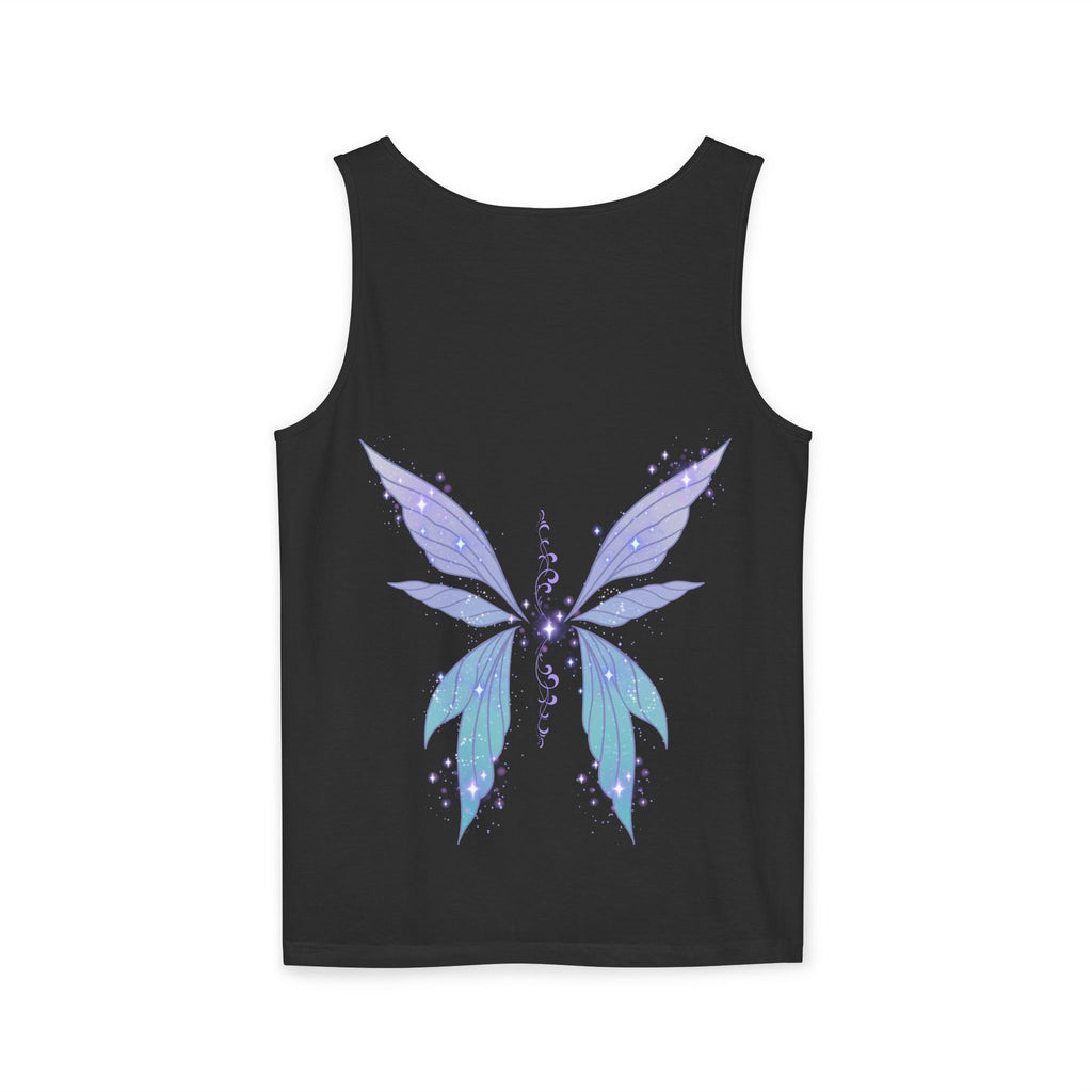 Fairy Wing Tank Top — Pastel Butterfly Wings Graphic Summer Tank