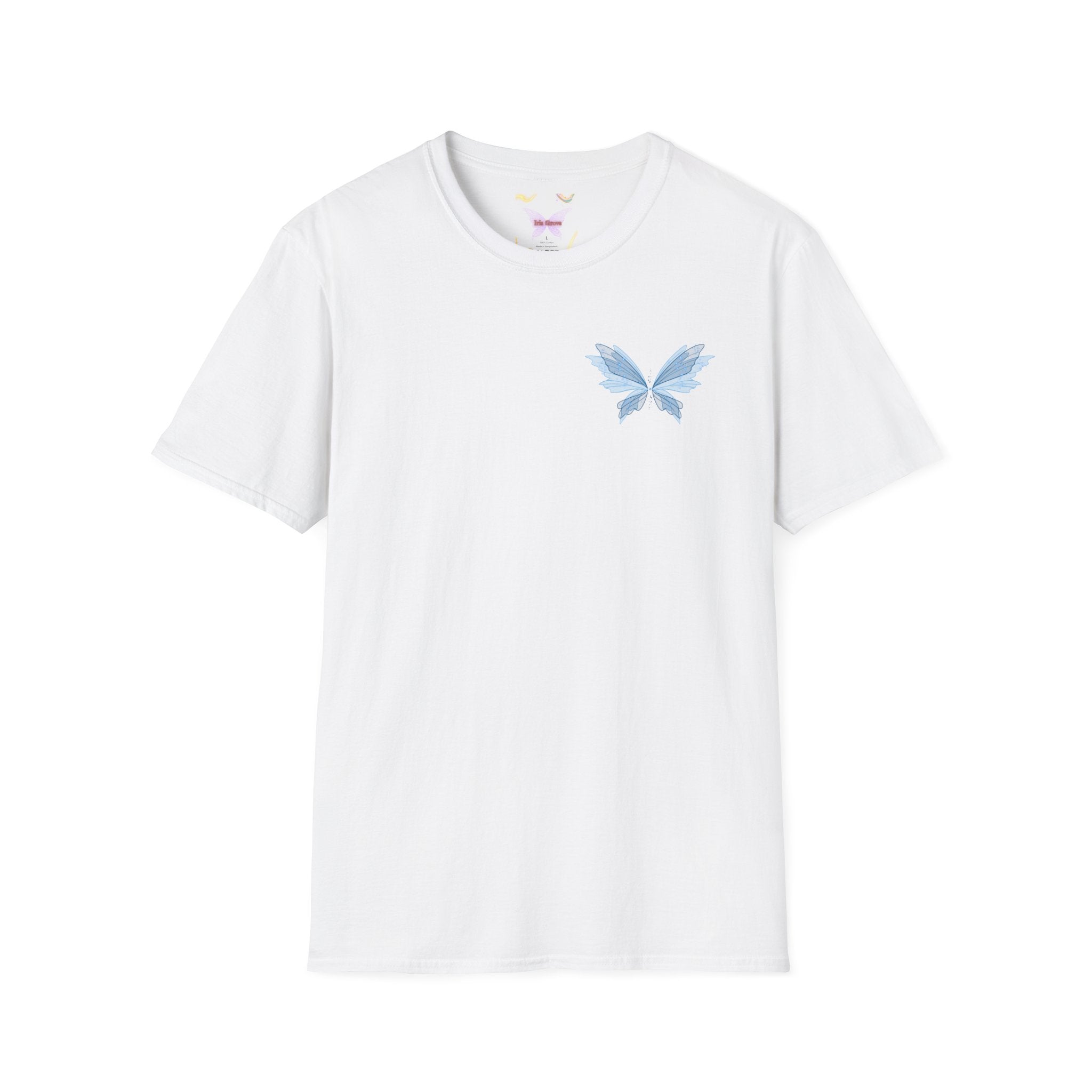 Blue Watercolor Butterfly T-Shirt