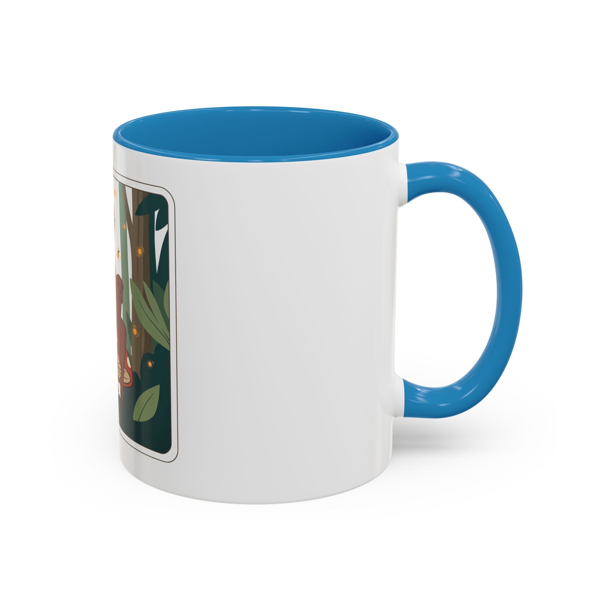 Fairy Mushroom Coffee Mug — Whimsical Forest Fairy Design (11/15 oz)