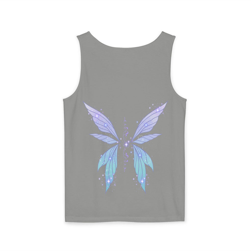 Fairy Wing Tank Top — Pastel Butterfly Wings Graphic Summer Tank