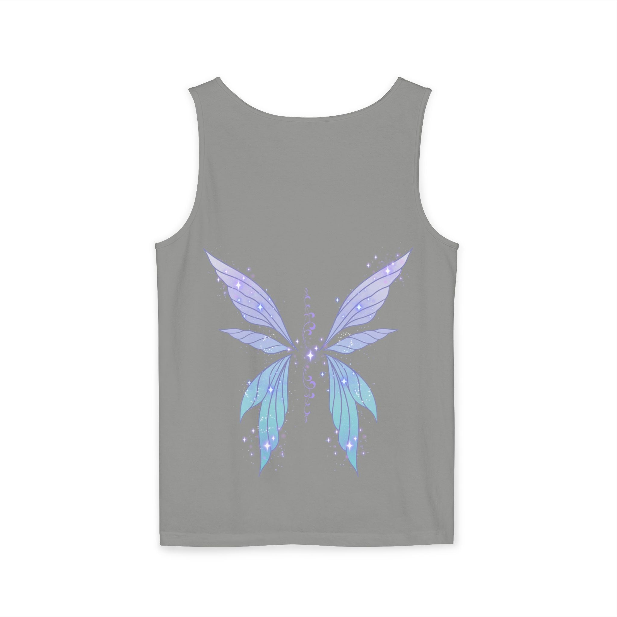 Fairy Wing Tank Top — Pastel Butterfly Wings Graphic Summer Tank