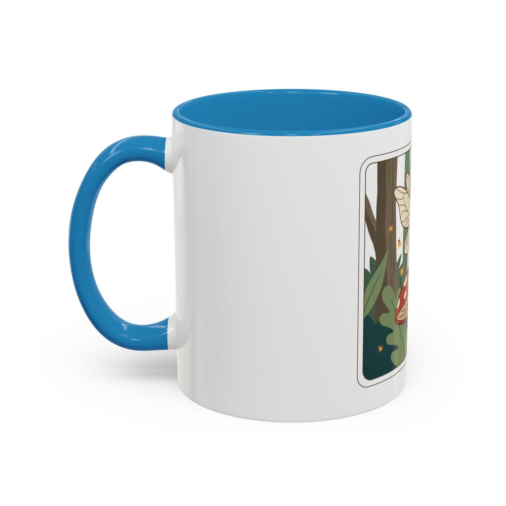 Fairy Mushroom Coffee Mug — Whimsical Forest Fairy Design (11/15 oz)