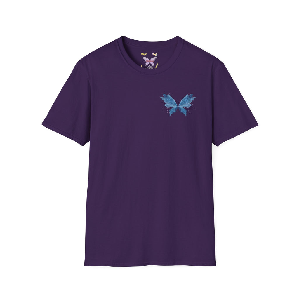 Blue Watercolor Butterfly T-Shirt