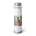 22oz Insulated Water Bottle — Fairy Mushroom Forest Design