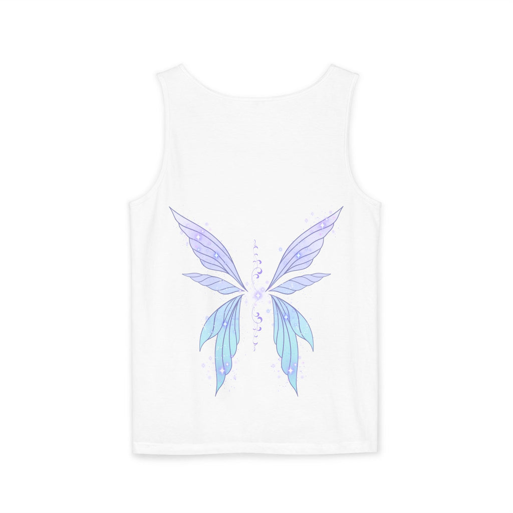 Fairy Wing Tank Top — Pastel Butterfly Wings Graphic Summer Tank