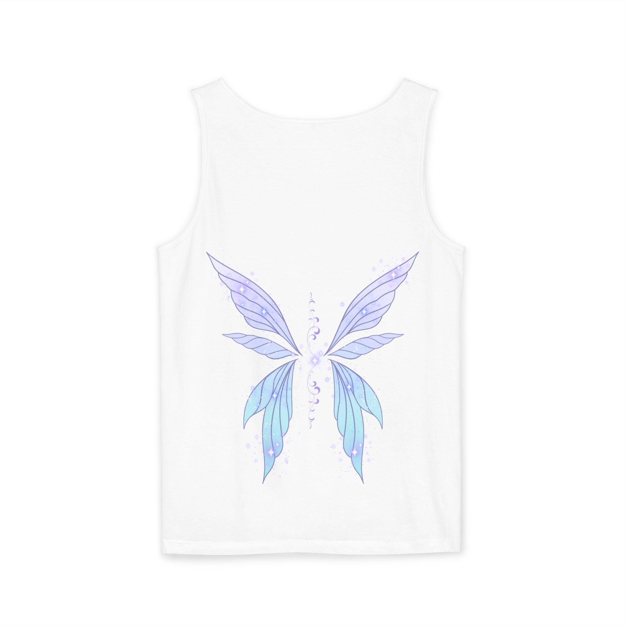 Fairy Wing Tank Top — Pastel Butterfly Wings Graphic Summer Tank
