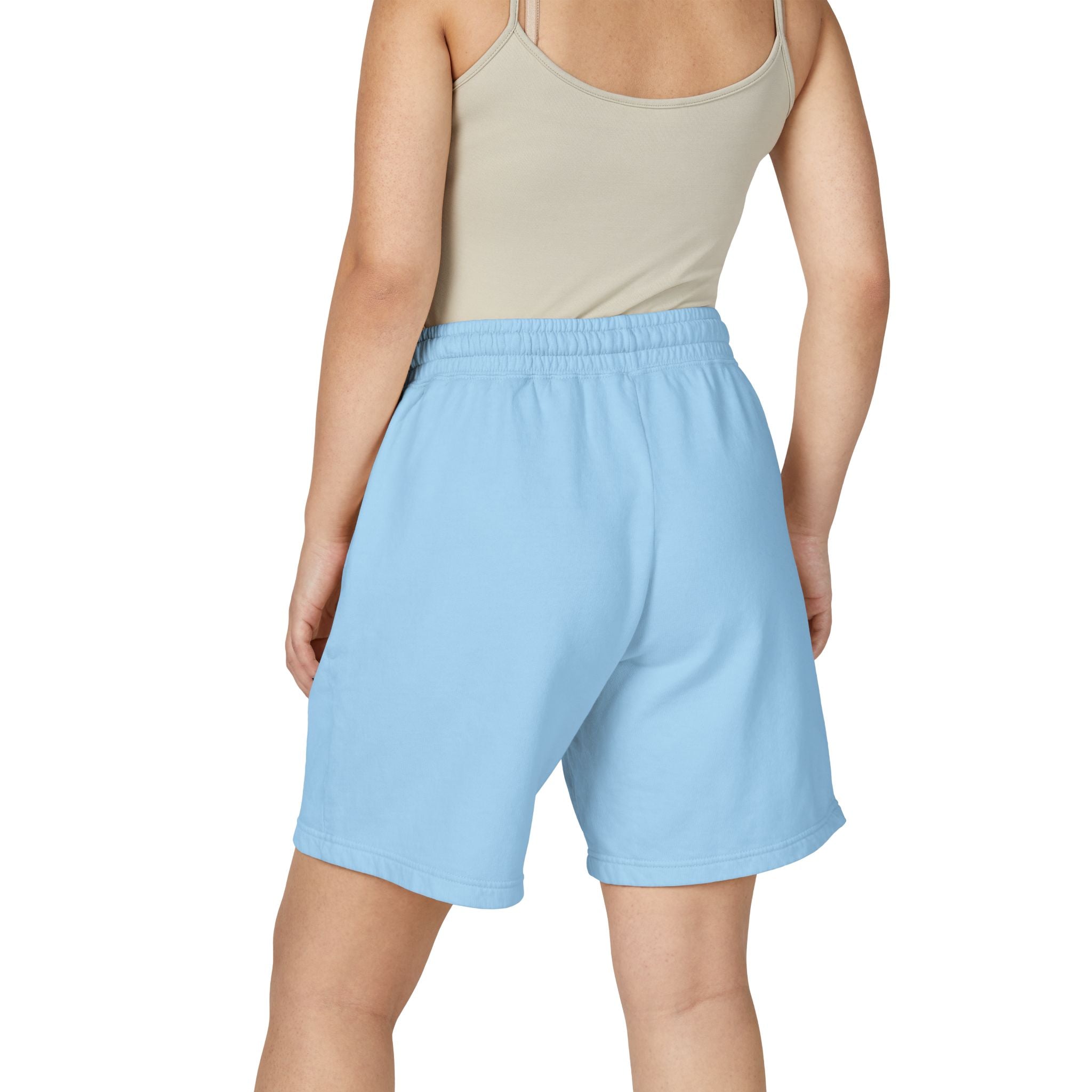 Fleece Sweat Shorts — Cream Rose Graphic Lightweight Lounge Shorts