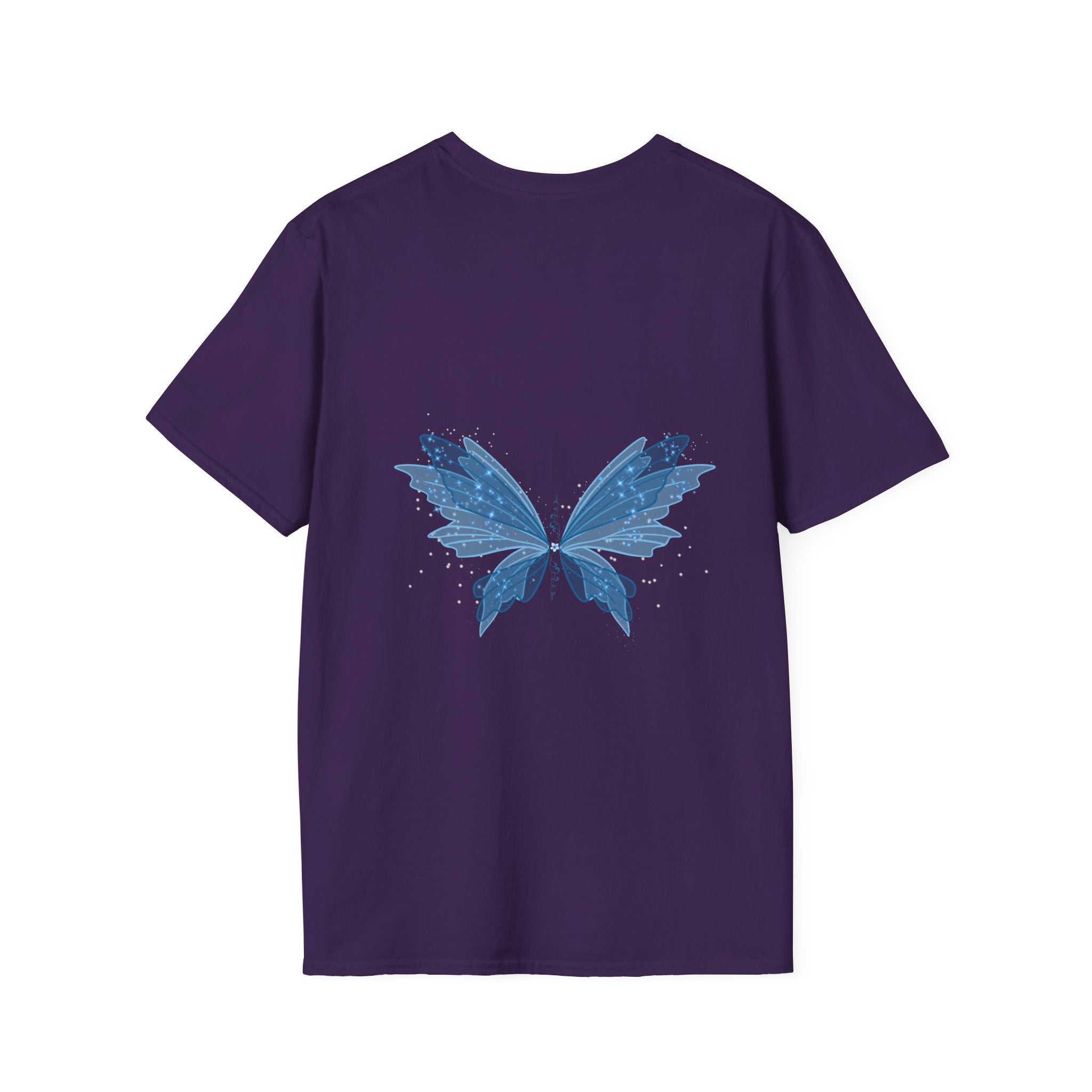 Blue Watercolor Butterfly T-Shirt