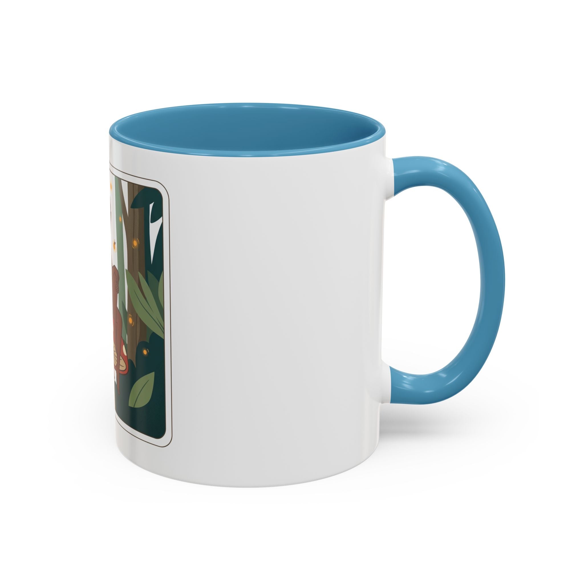 Fairy Mushroom Coffee Mug — Whimsical Forest Fairy Design (11/15 oz)