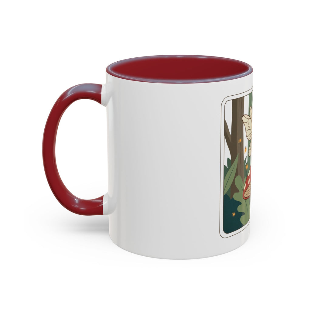 Fairy Mushroom Coffee Mug — Whimsical Forest Fairy Design (11/15 oz)