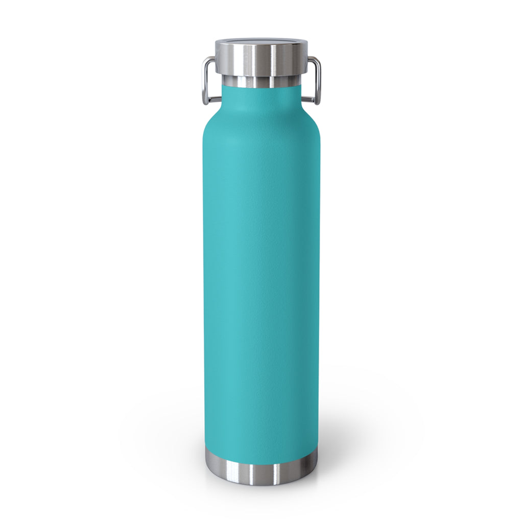 22oz Copper Vacuum Bottle — Woodland Fairy Illustration, Insulated Water Bottle
