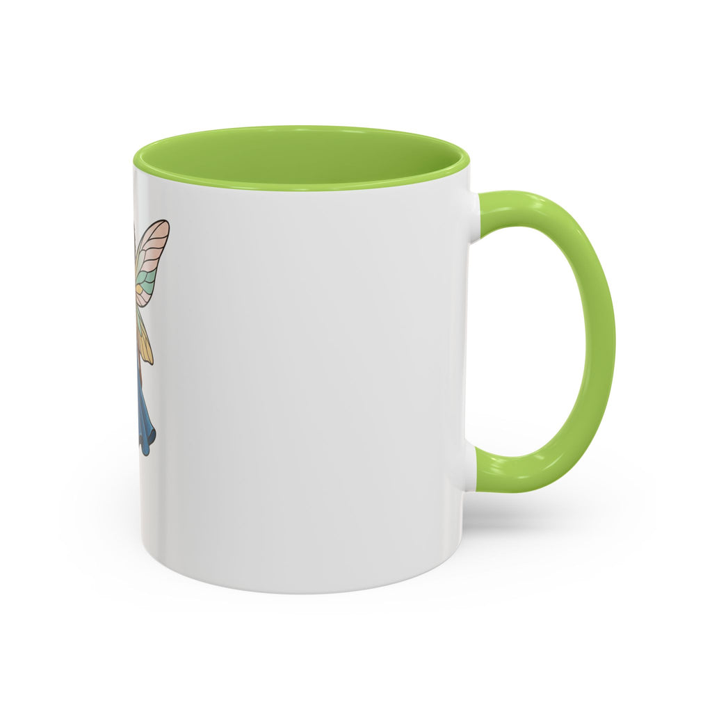 Black Fairy Wings Coffee Mug — Inspirational Magic Mug for Women & Girls