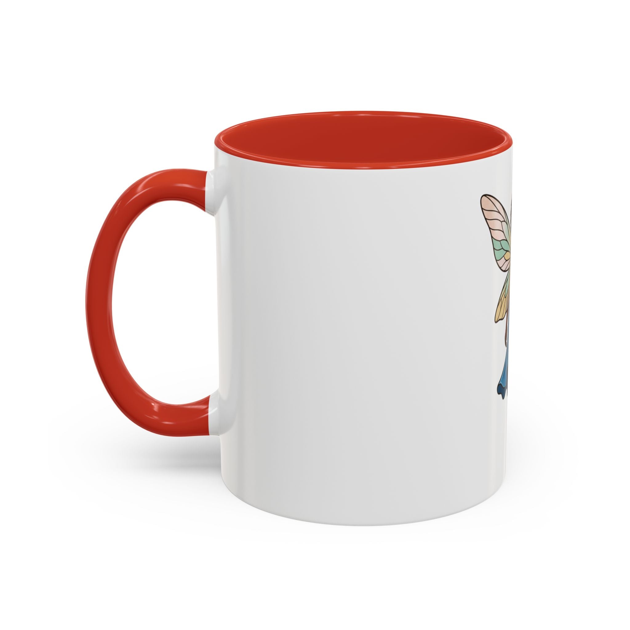 Black Fairy Wings Coffee Mug — Inspirational Magic Mug for Women & Girls