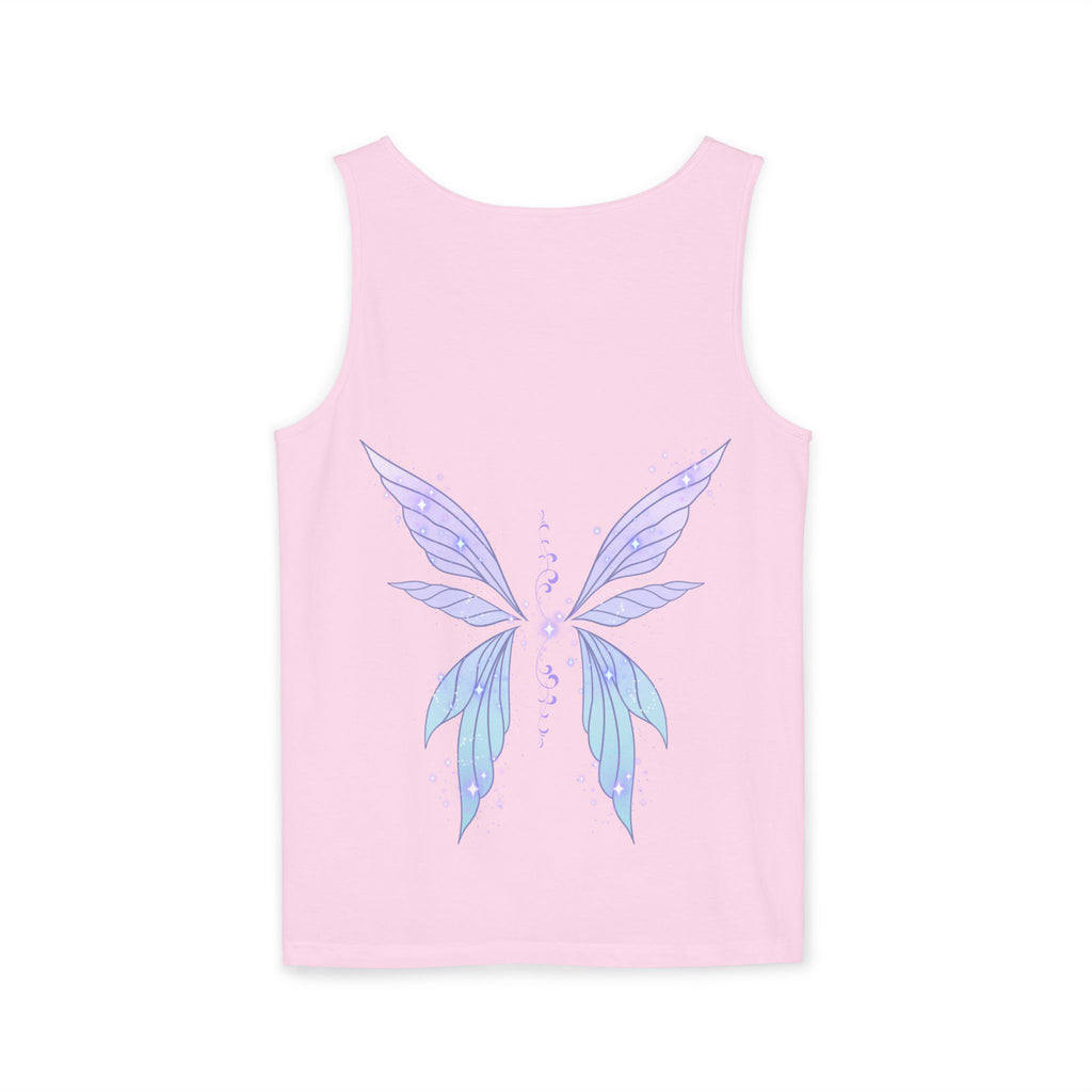 Fairy Wing Tank Top — Pastel Butterfly Wings Graphic Summer Tank