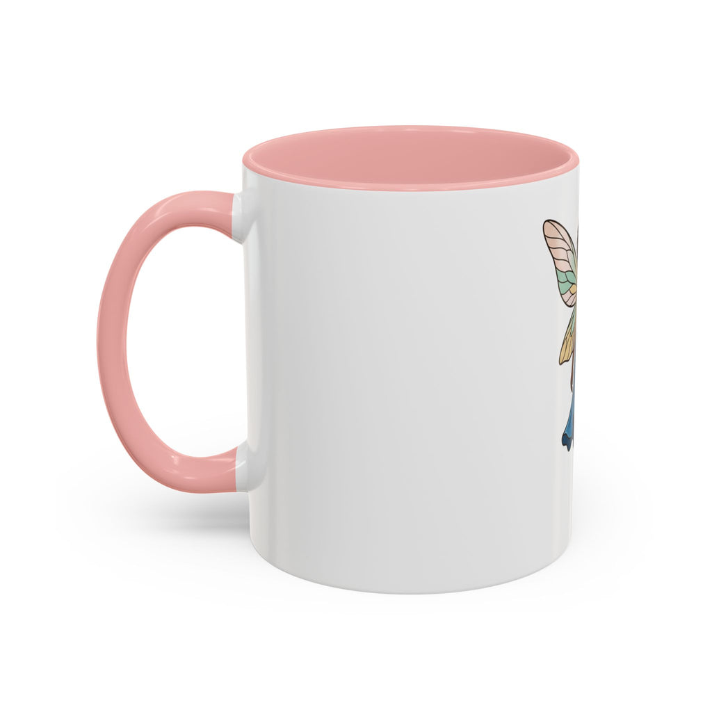 Black Fairy Wings Coffee Mug — Inspirational Magic Mug for Women & Girls