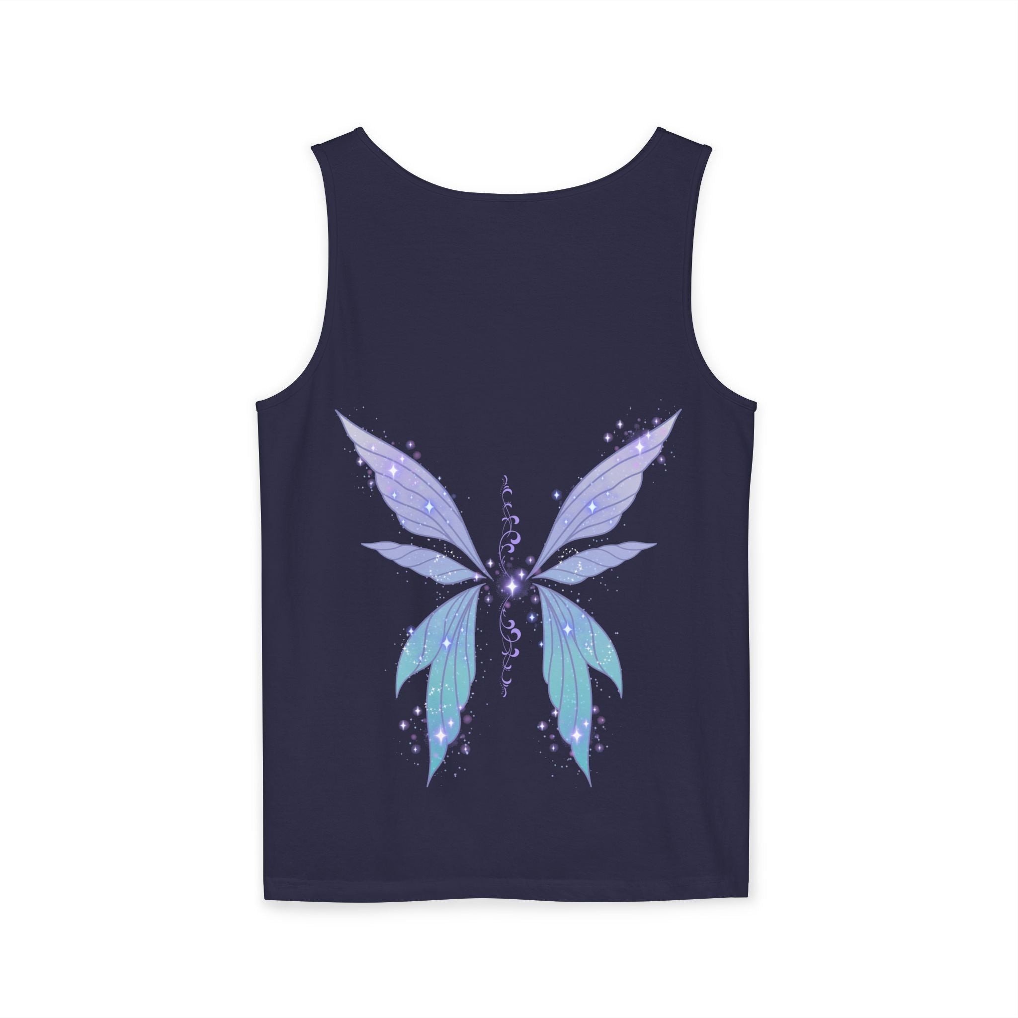 Fairy Wing Tank Top — Pastel Butterfly Wings Graphic Summer Tank
