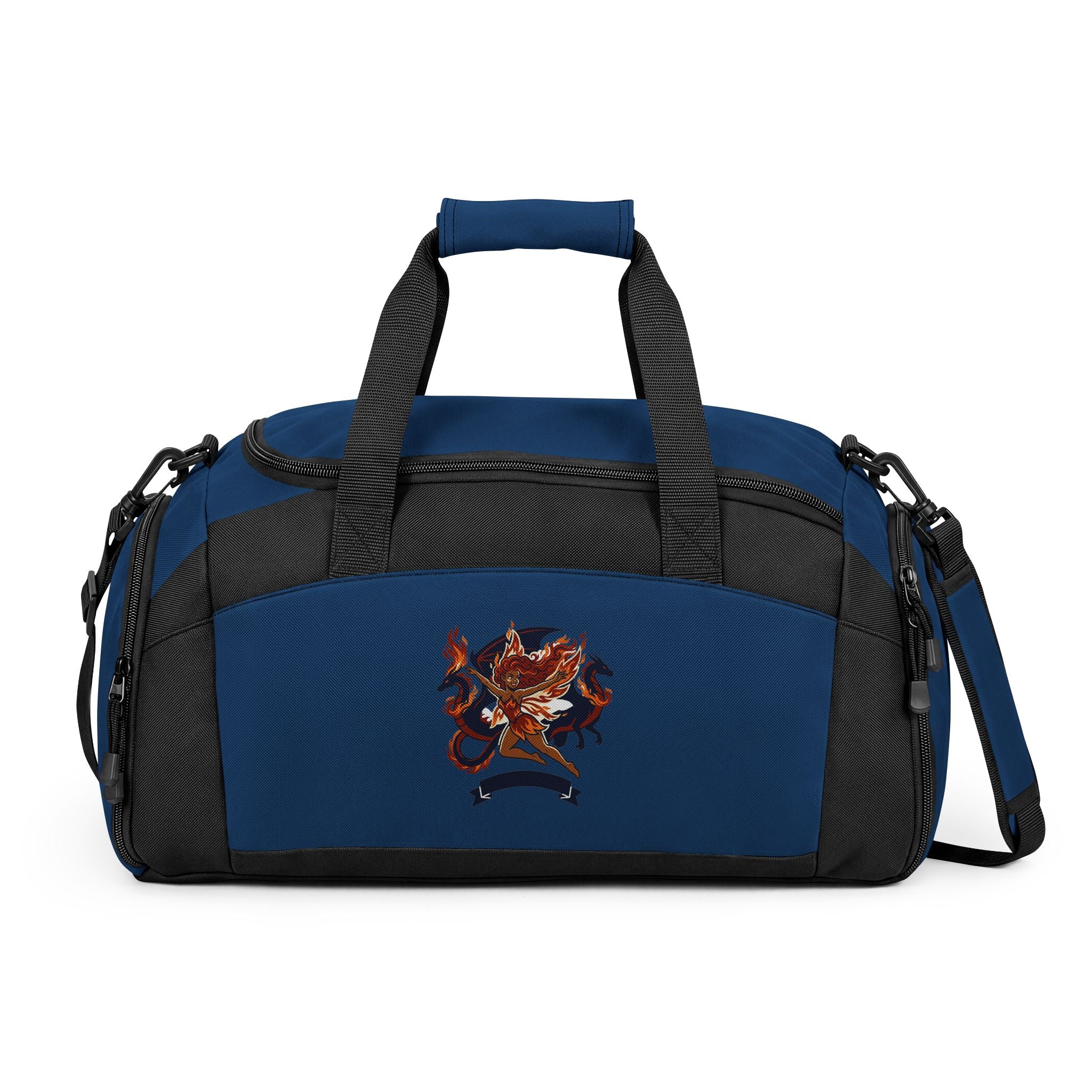 Ember Fox Gym Bag — Lightweight Dragon Fox Duffle for Gym & Travel