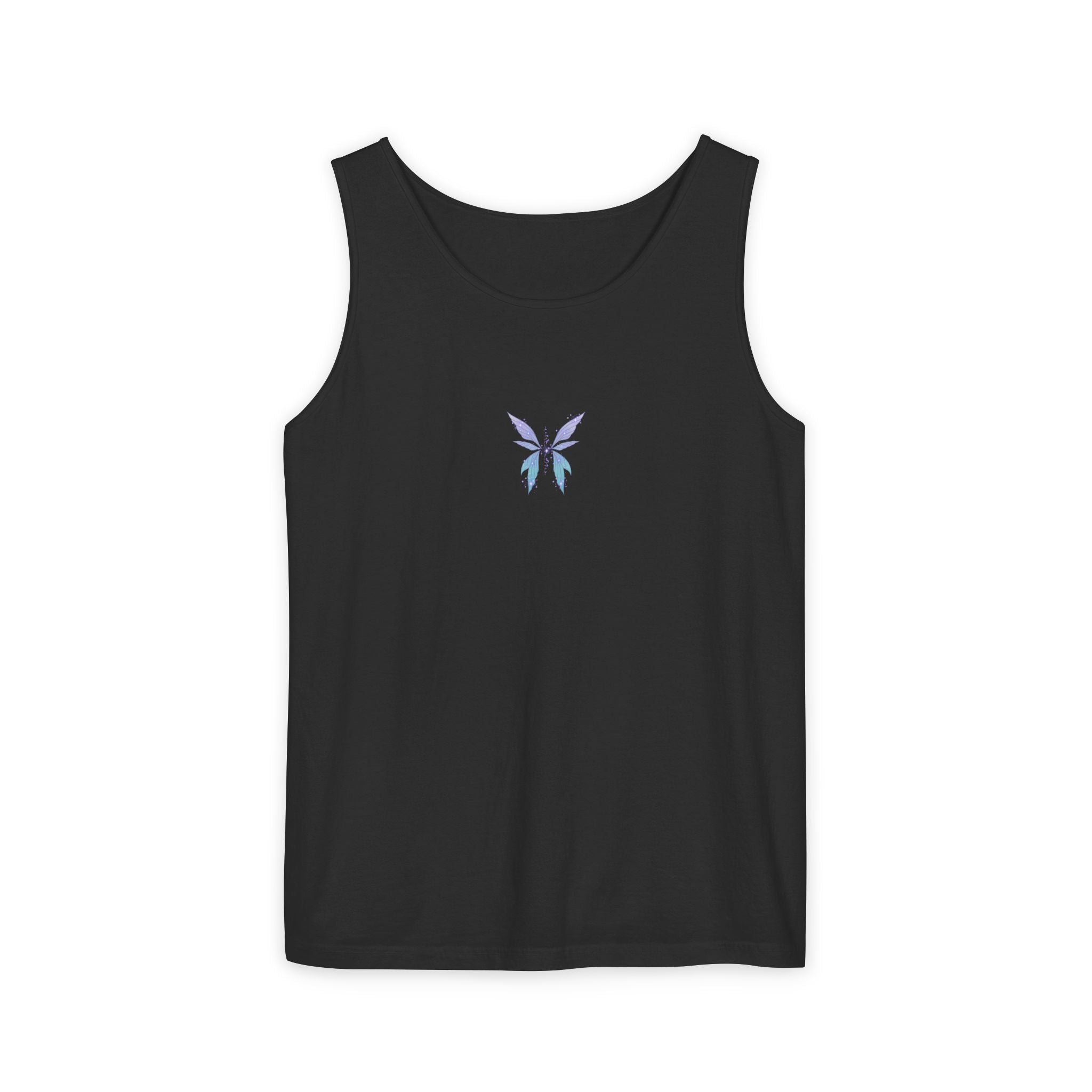 Fairy Wing Tank Top — Pastel Butterfly Wings Graphic Summer Tank