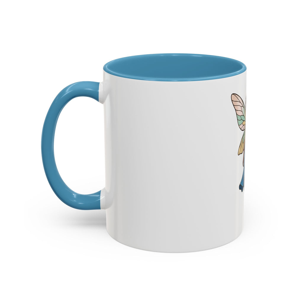 Black Fairy Wings Coffee Mug — Inspirational Magic Mug for Women & Girls