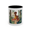 Fairy Mushroom Coffee Mug — Whimsical Forest Fairy Design (11/15 oz)