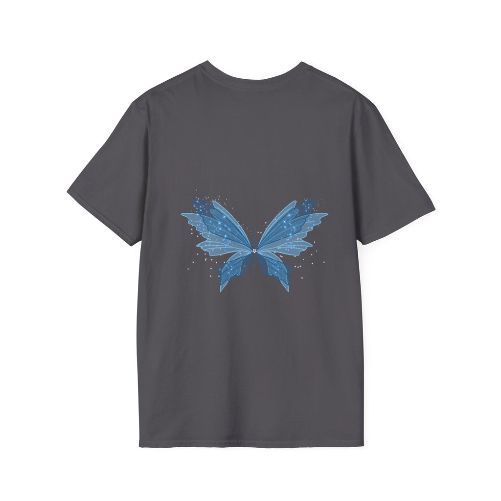 Blue Watercolor Butterfly T-Shirt