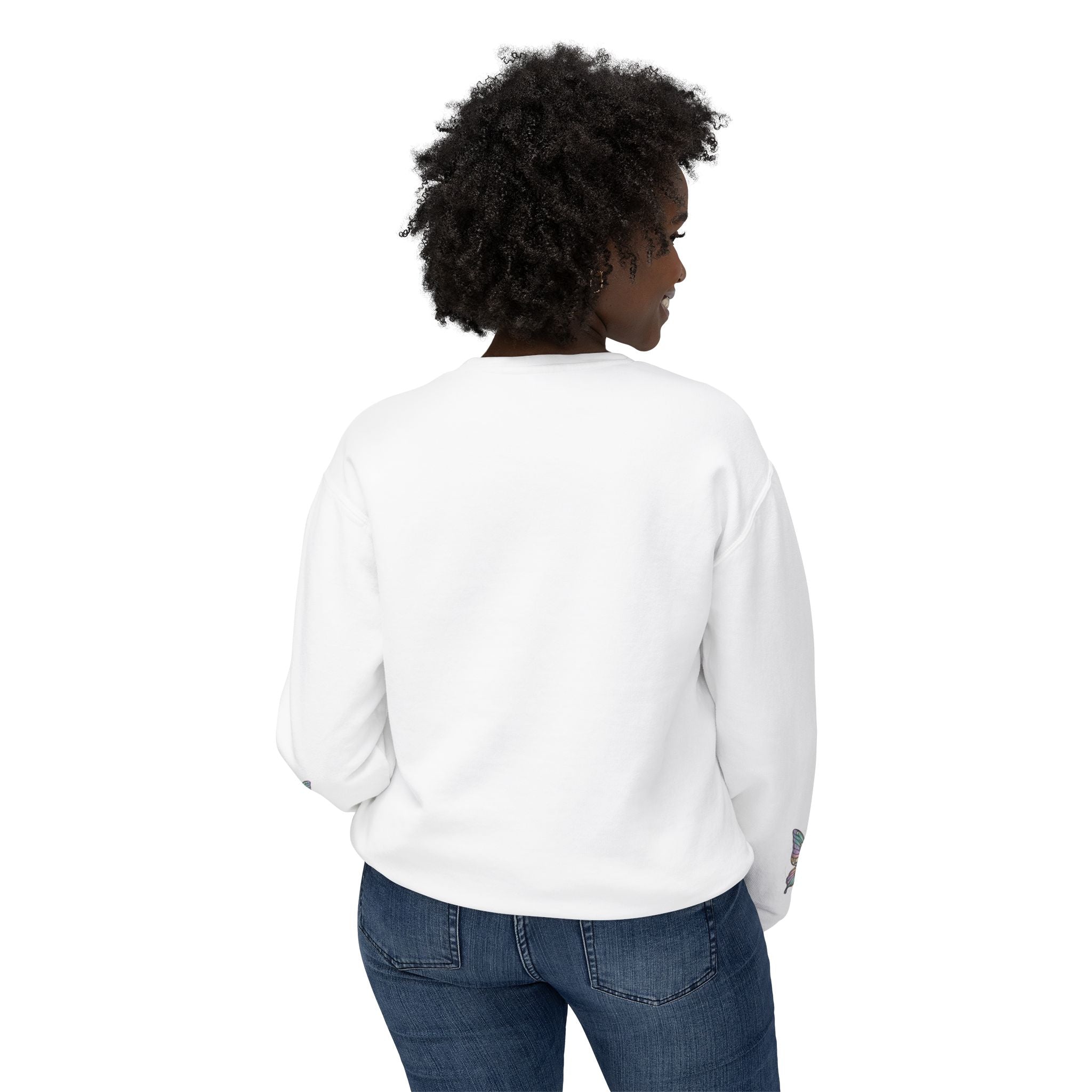 Lotus Fairy Crewneck Sweatshirt – Magical Night Garden Graphic
