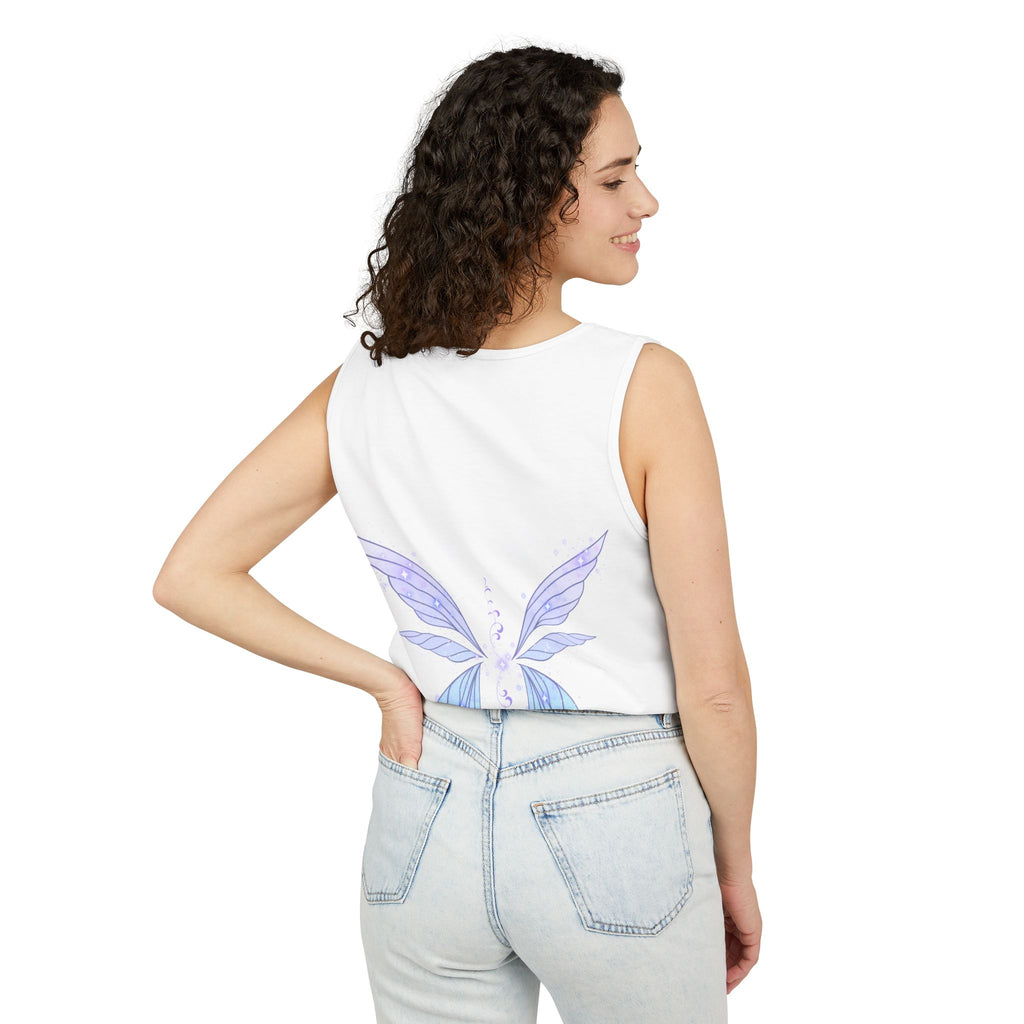 Fairy Wing Tank Top — Pastel Butterfly Wings Graphic Summer Tank