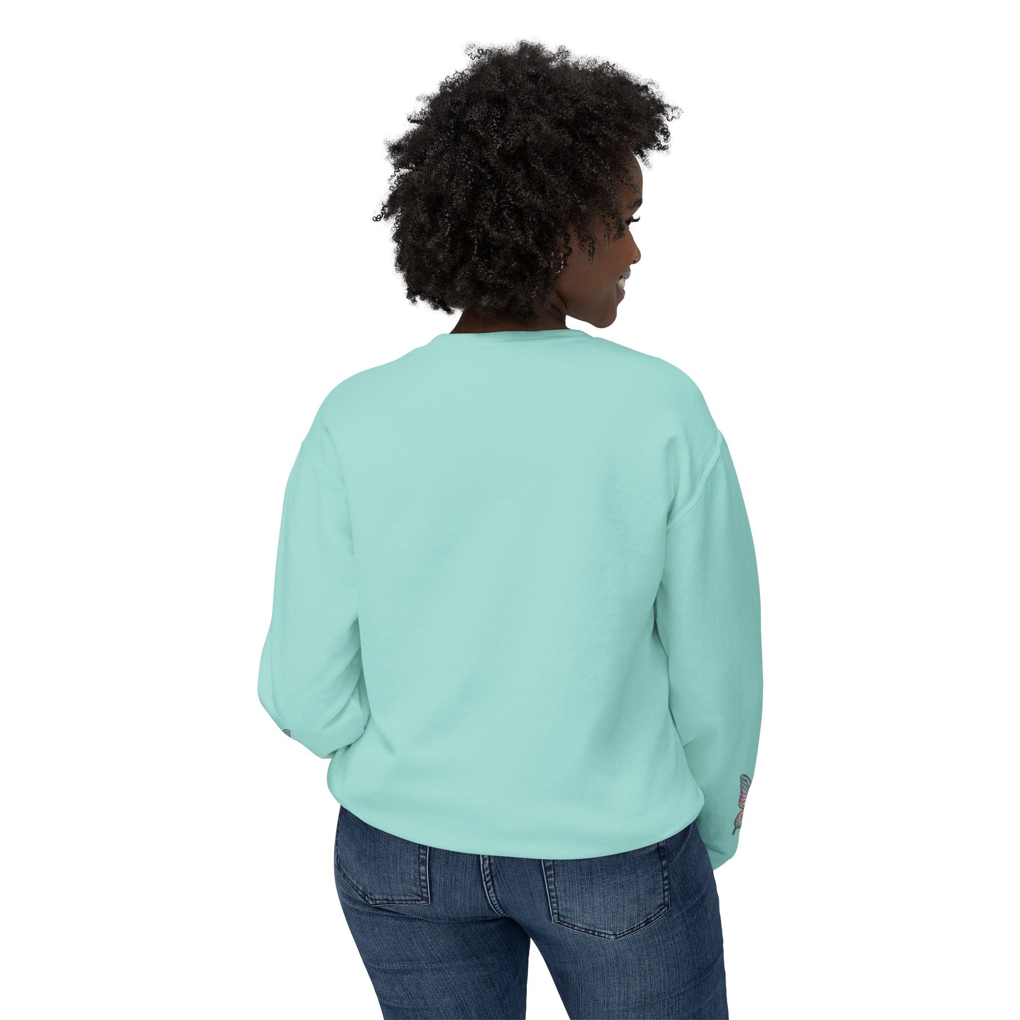Lotus Fairy Crewneck Sweatshirt – Magical Night Garden Graphic